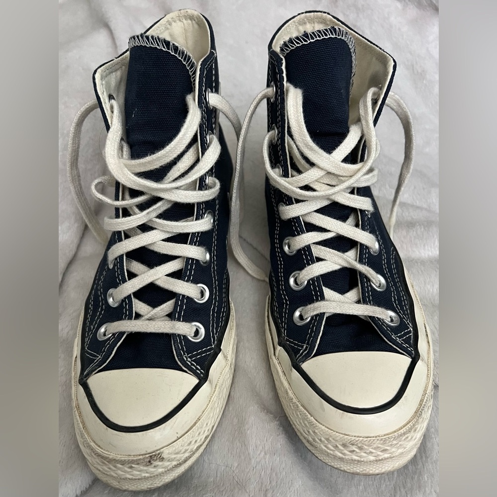 Men’s 5 / Women’s 7 - Converse Chuck Taylor 70 Navy and White High-Tops